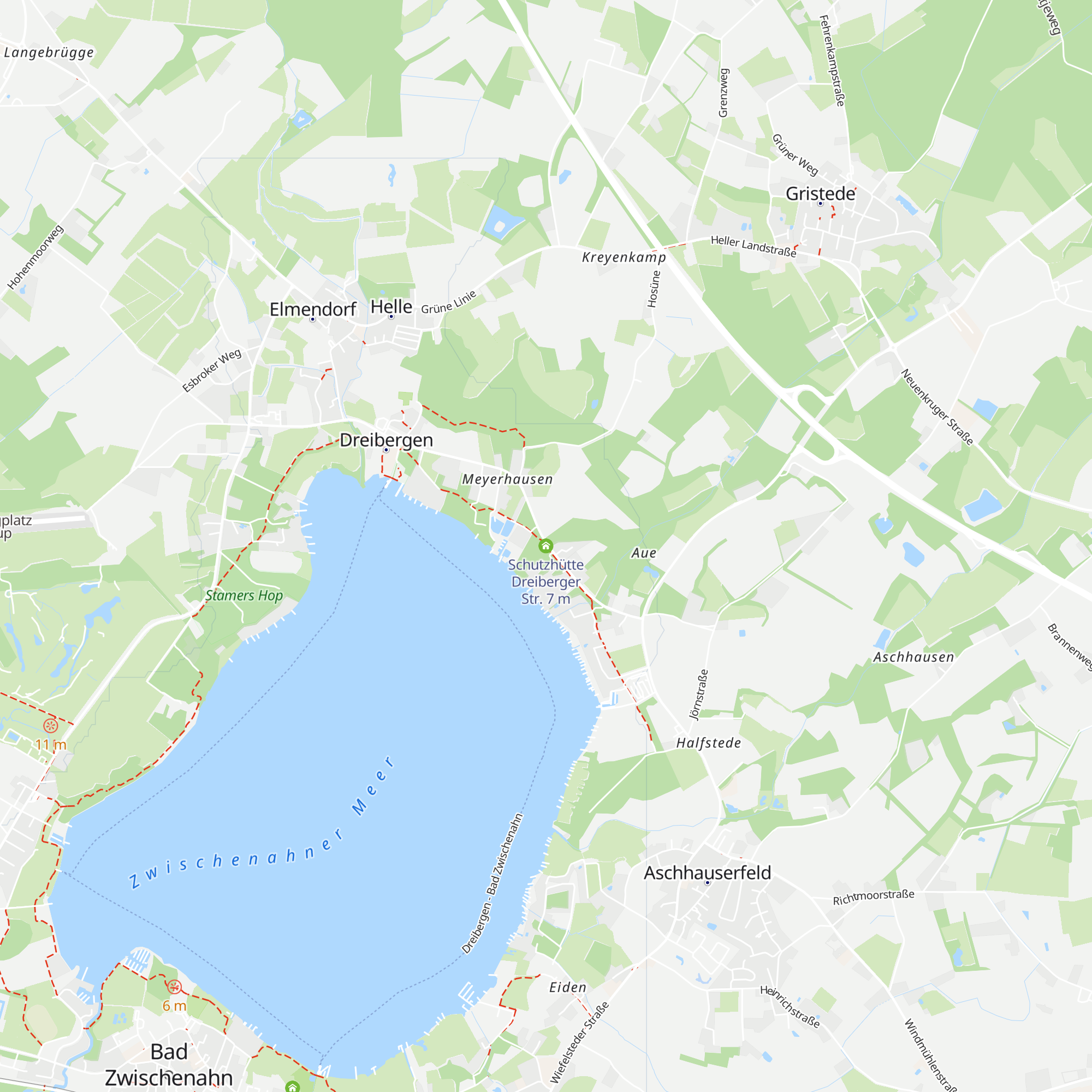 Schutzhütte Dreiberger Str. map