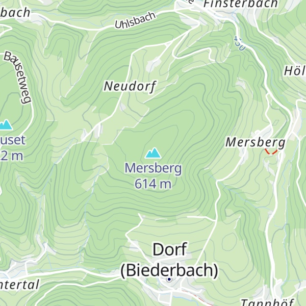 Map of Mersberg