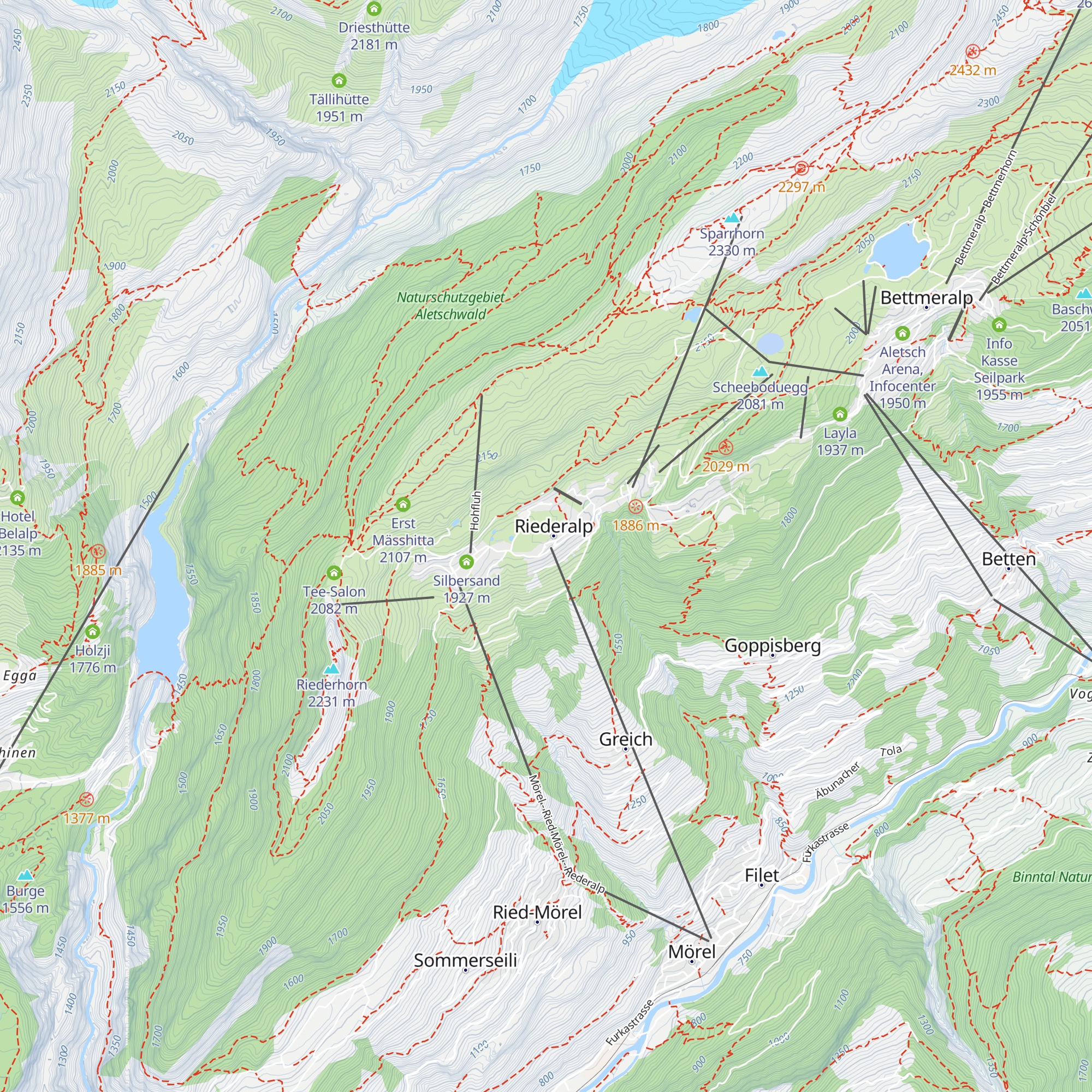 Buffet map