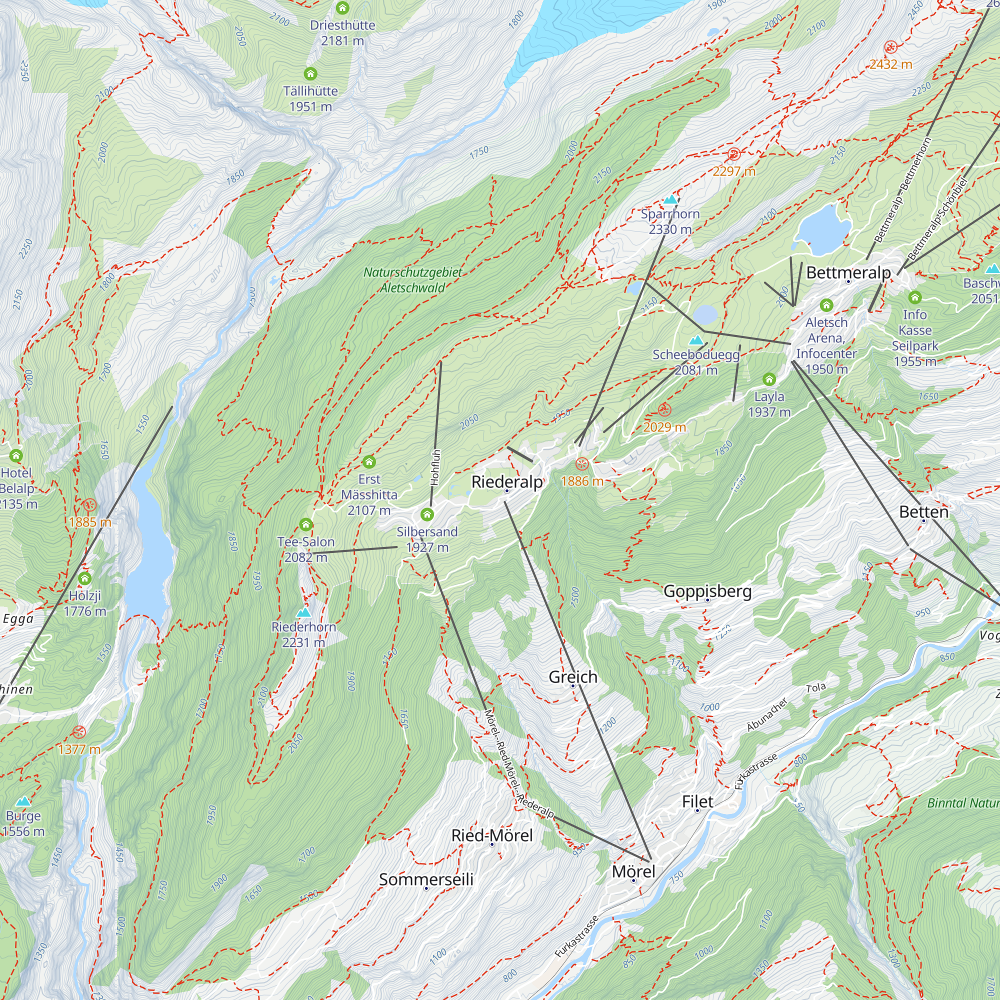 Buffet map