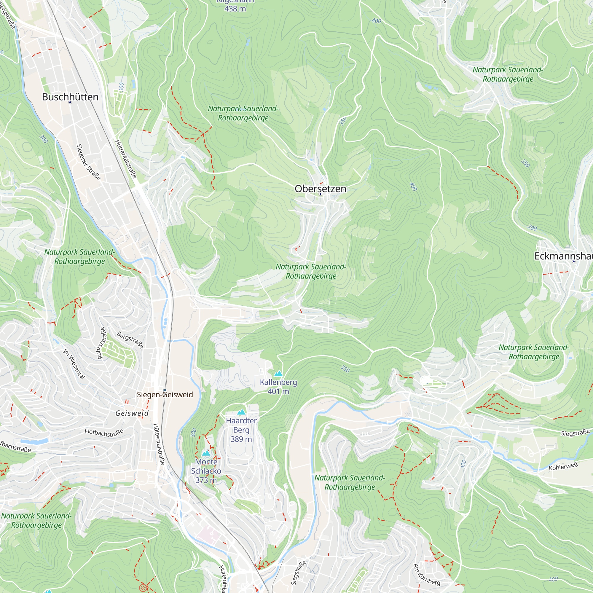 Schützenhütte Setzen map