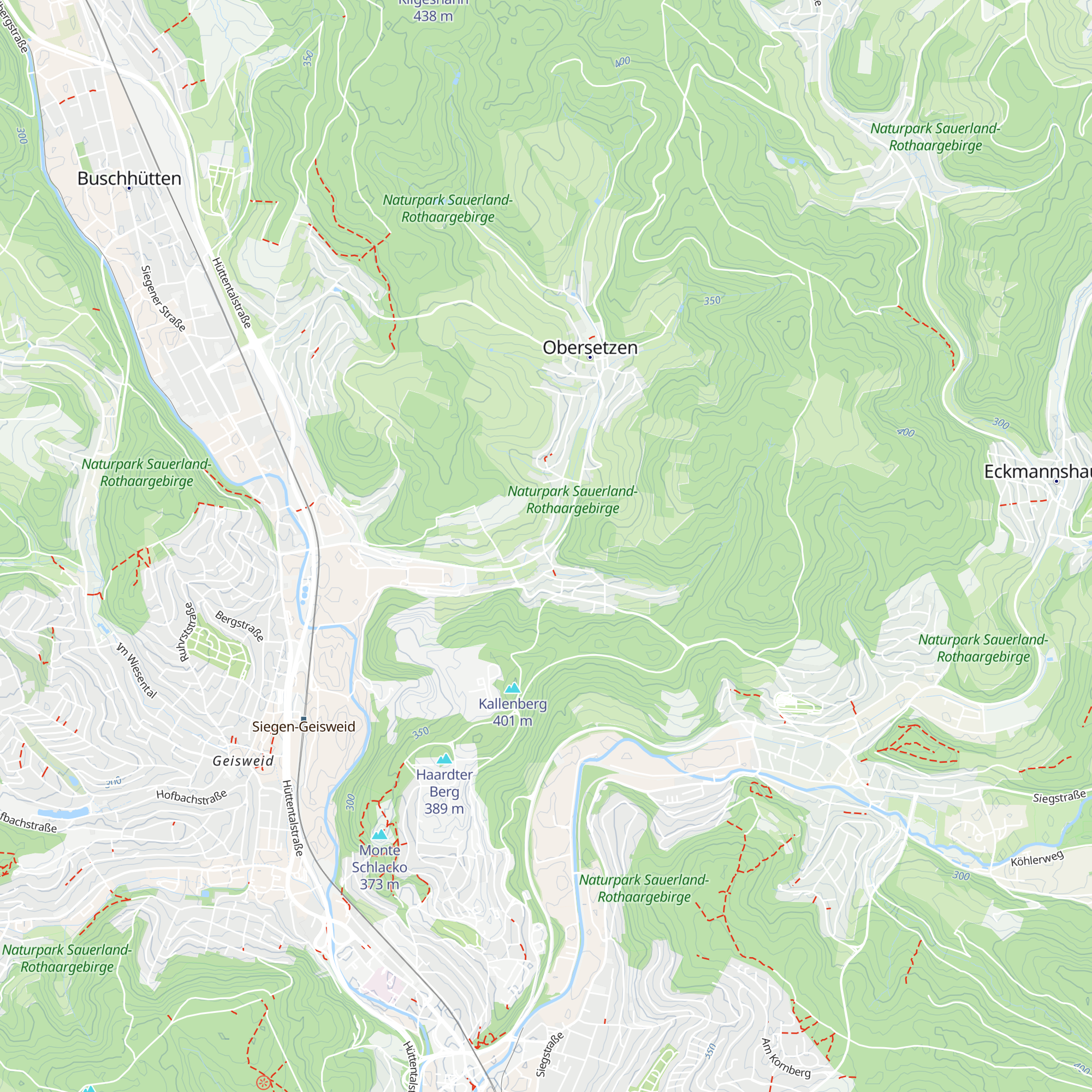 Schützenhütte Setzen map