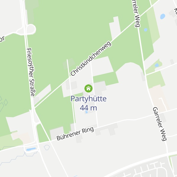Map of Partyhütte