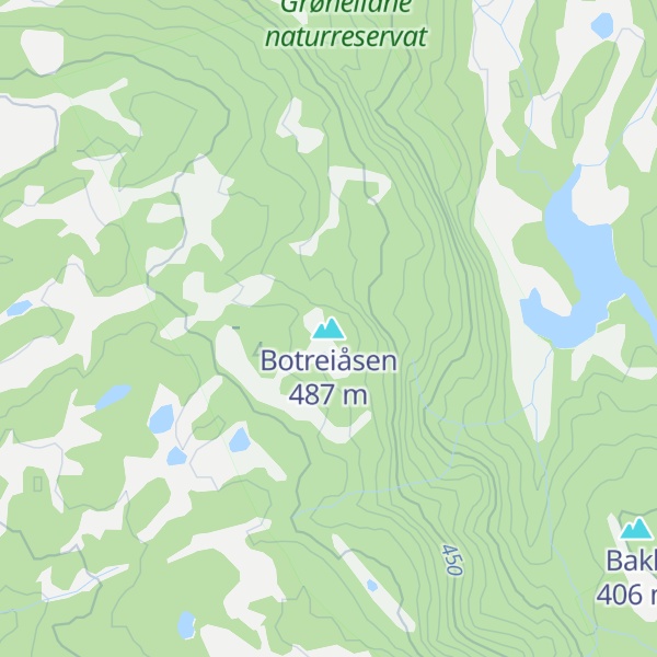Map of Botreiåsen