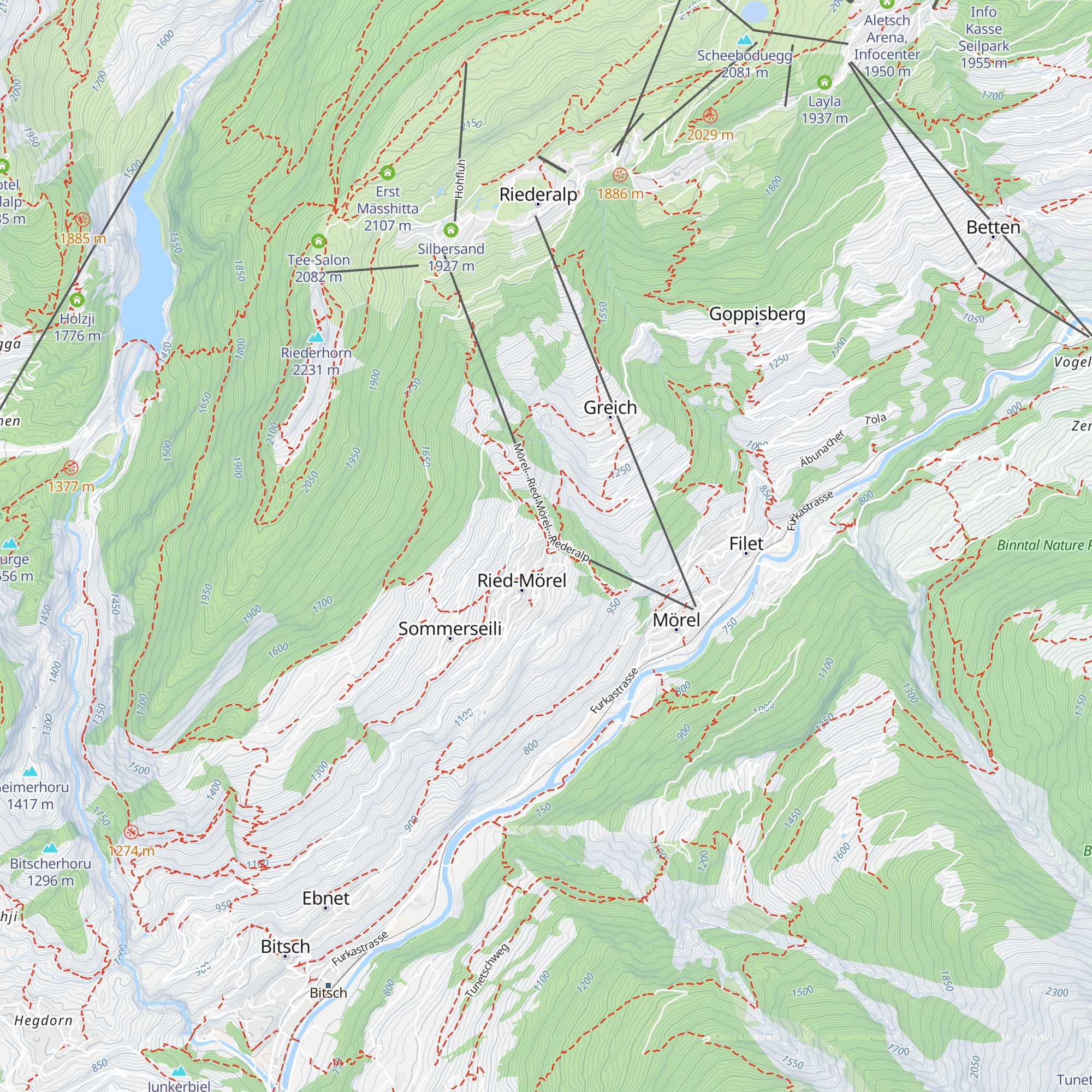 Alpenblick map