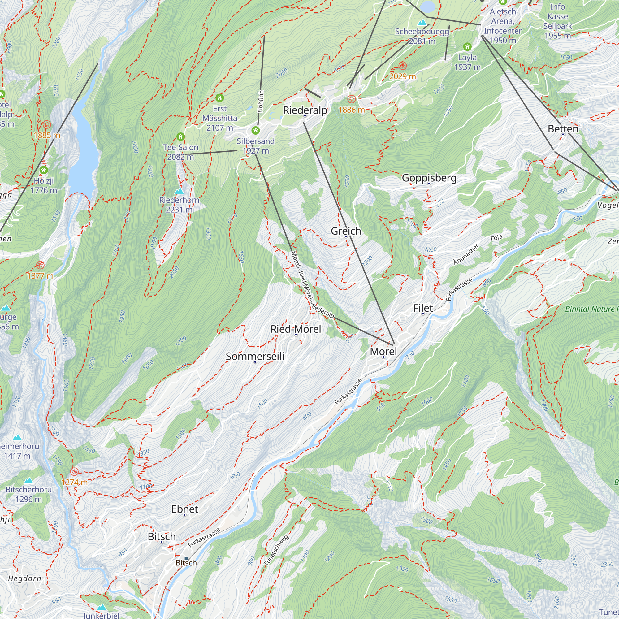 Alpenblick map
