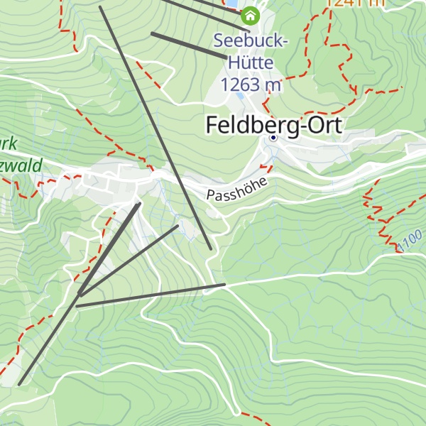 Map of Menzenschwander Hütte