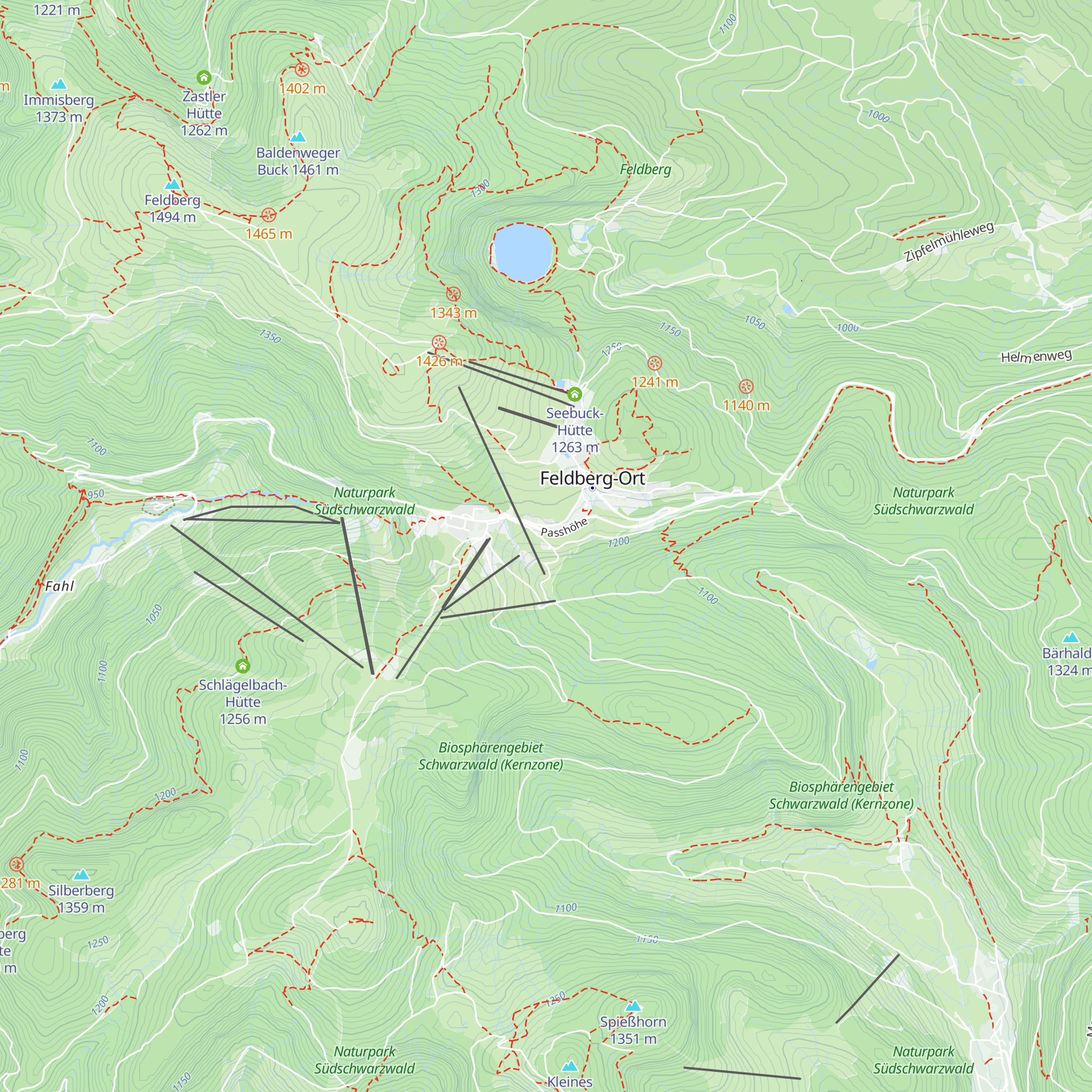 Menzenschwander Hütte map