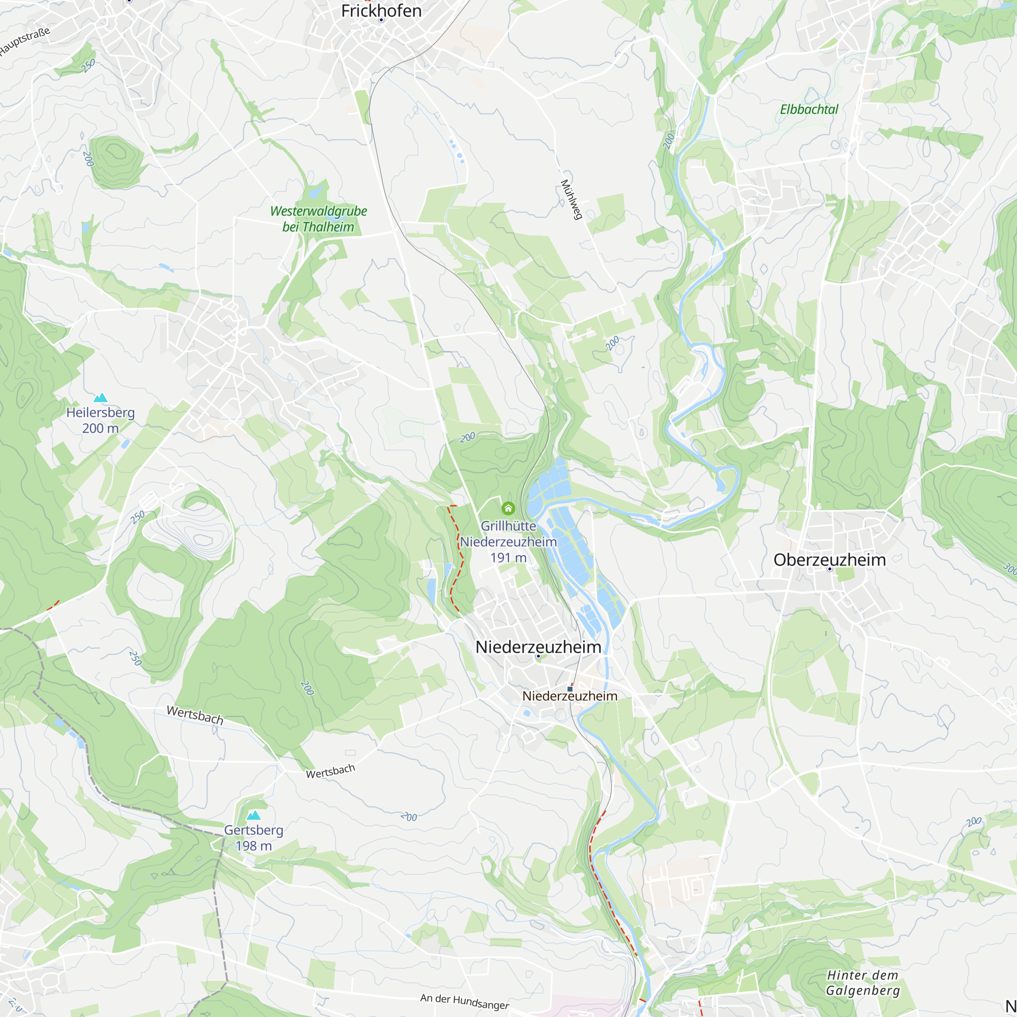 Grillhütte Niederzeuzheim map
