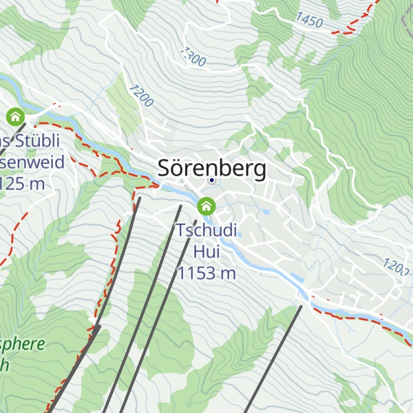 Map of Tschudi Hui