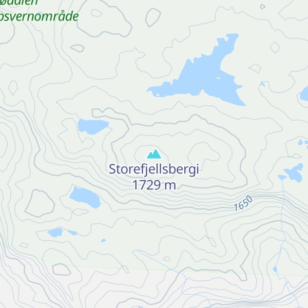 Map of Storefjellsbergi
