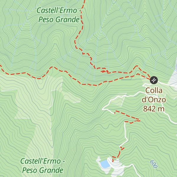 Map of Monte Cucco