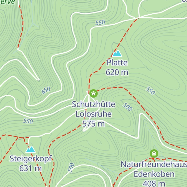 Map of Schutzhütte Lolosruhe
