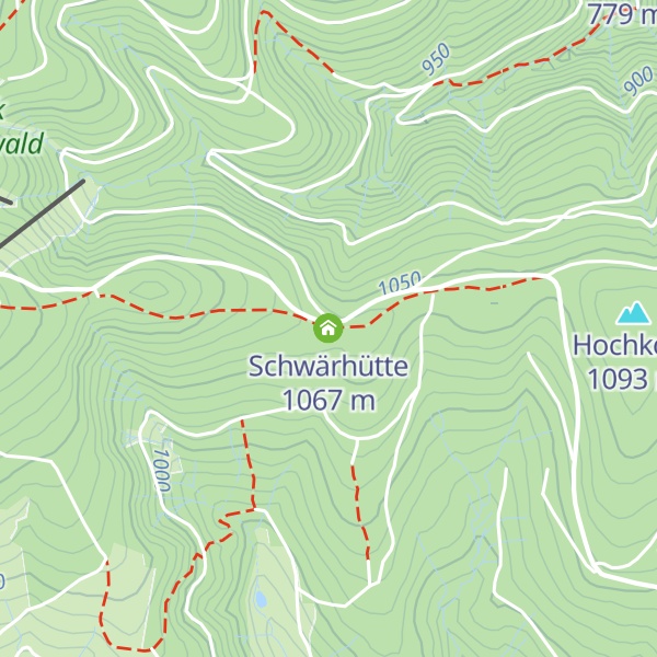 Map of Schwärhütte