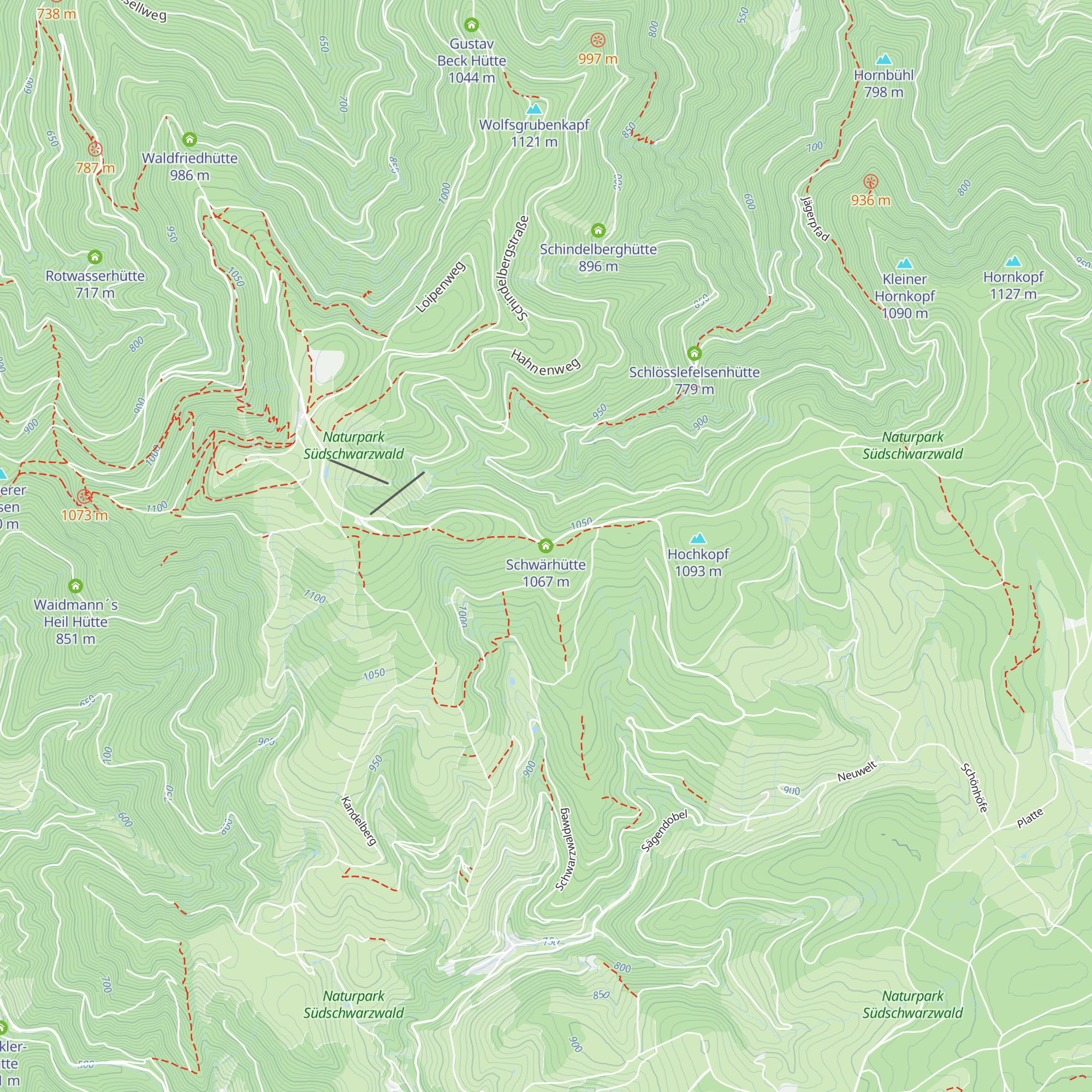 Schwärhütte map