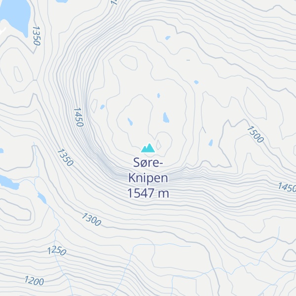 Map of Søre-Knipen
