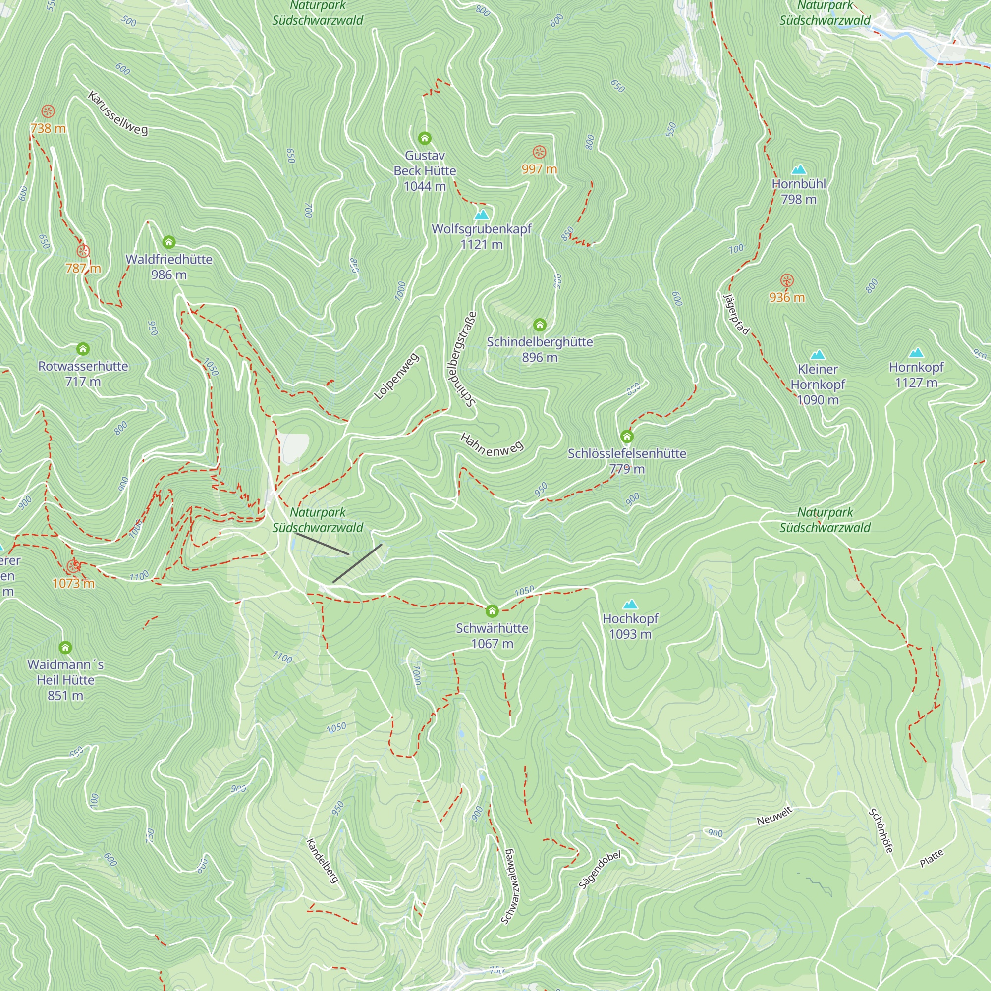Goldsbachhütte map