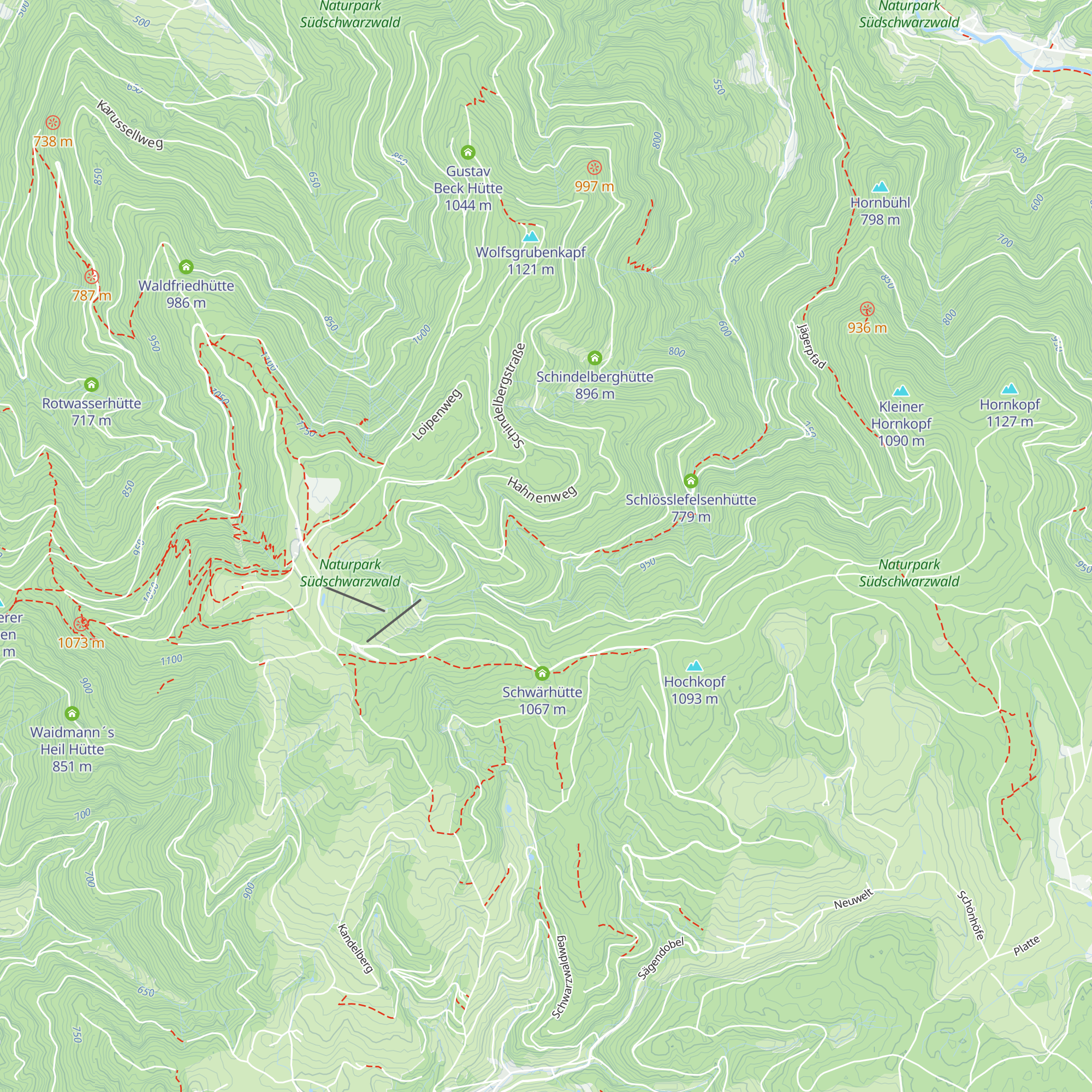Goldsbachhütte map