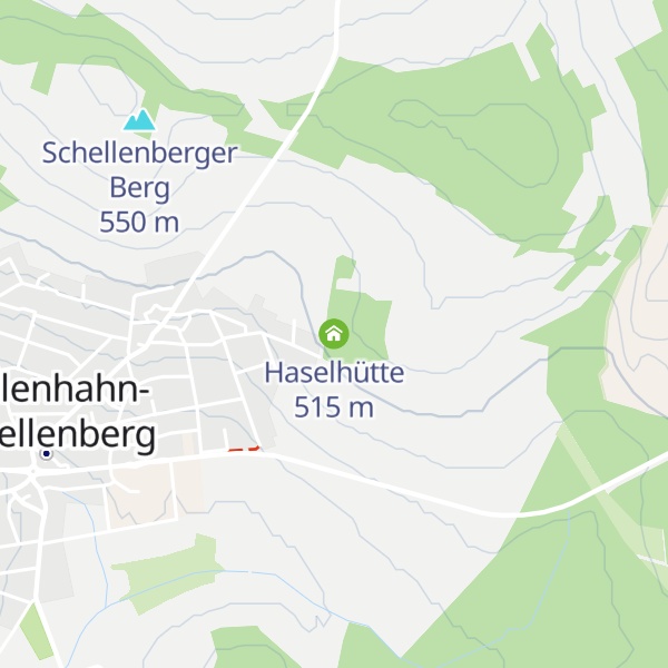 Map of Haselhütte
