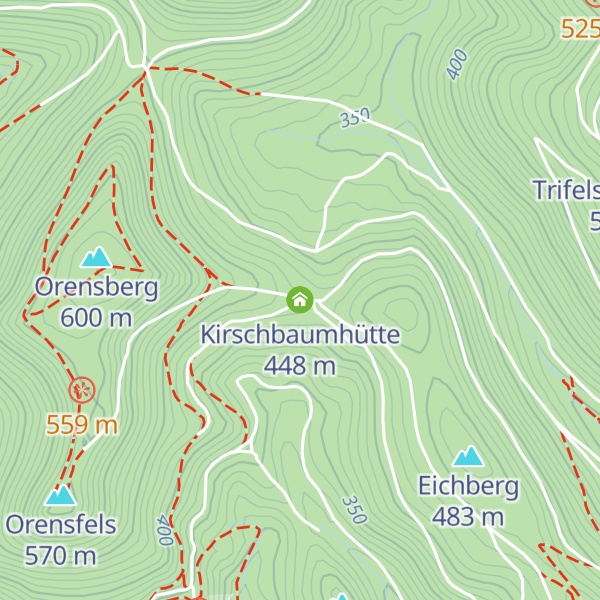 Map of Kirschbaumhütte