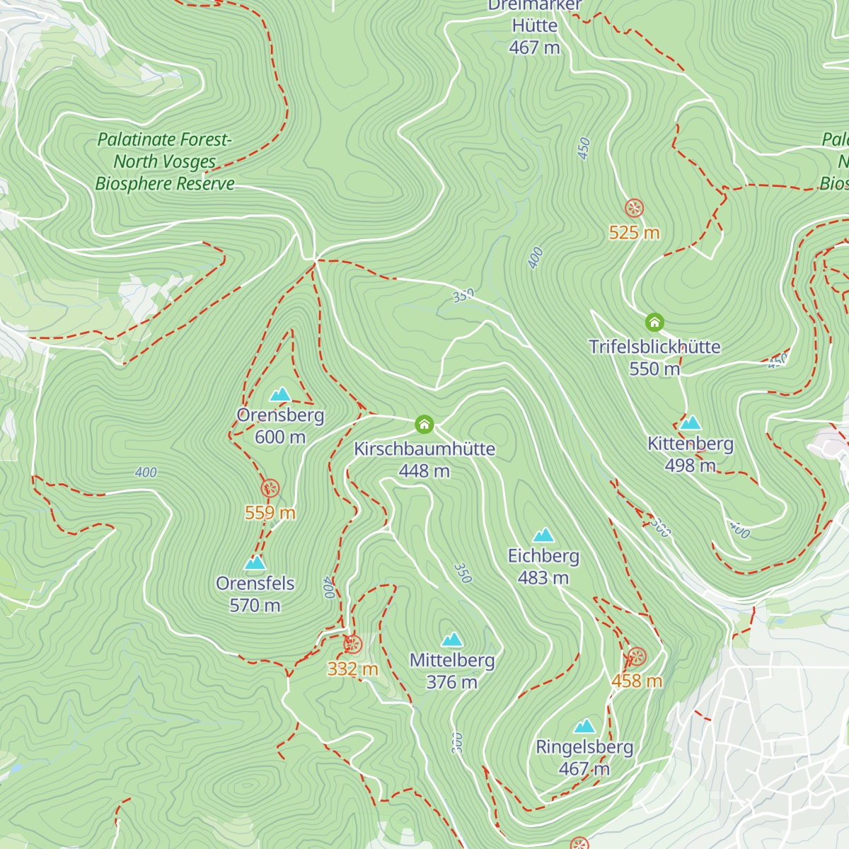 Kirschbaumhütte map