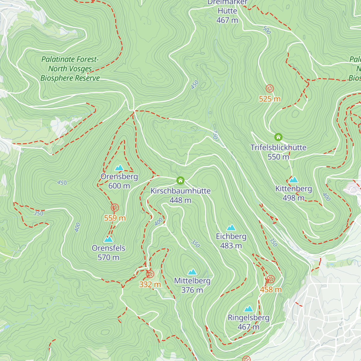 Kirschbaumhütte map