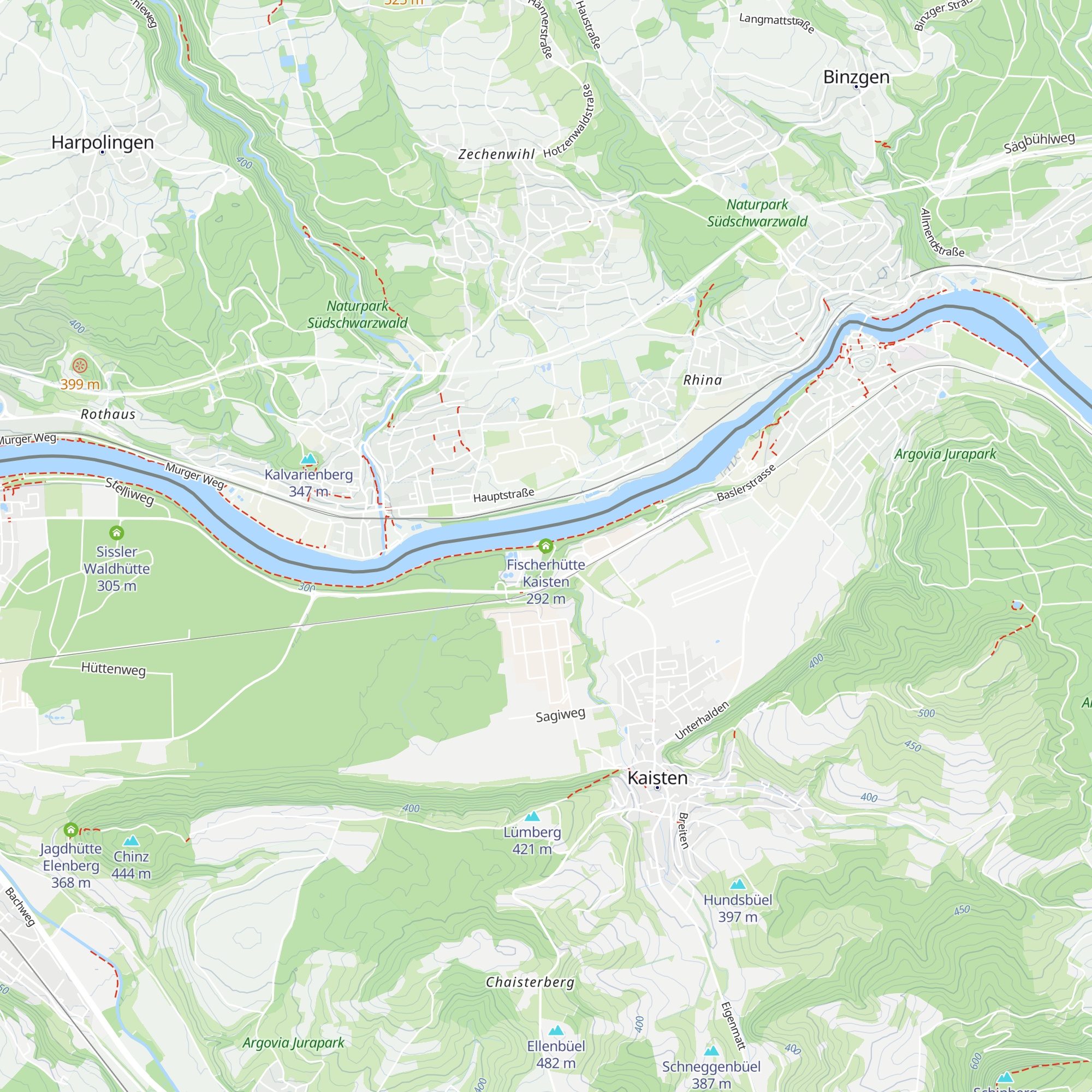 Fischerhütte Kaisten map