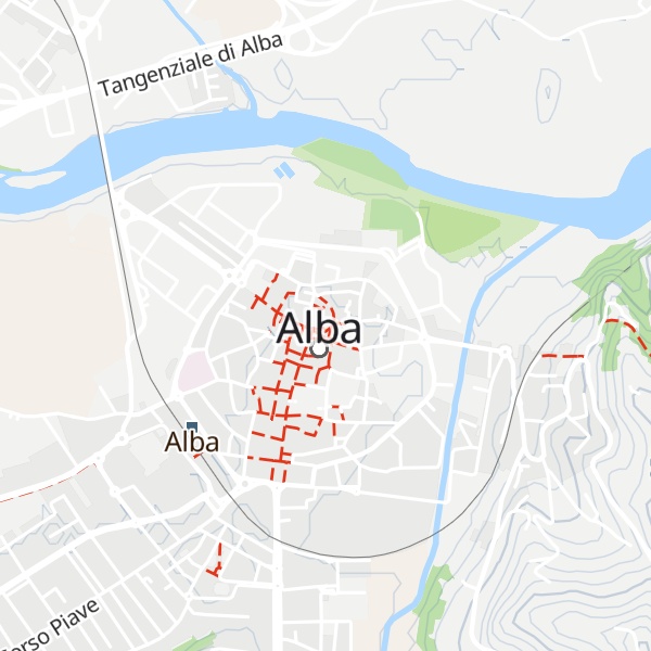 Map of ATL Alba Bra Langhe e Roero