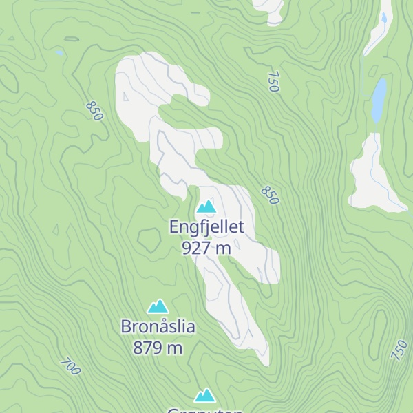 Map of Engfjellet
