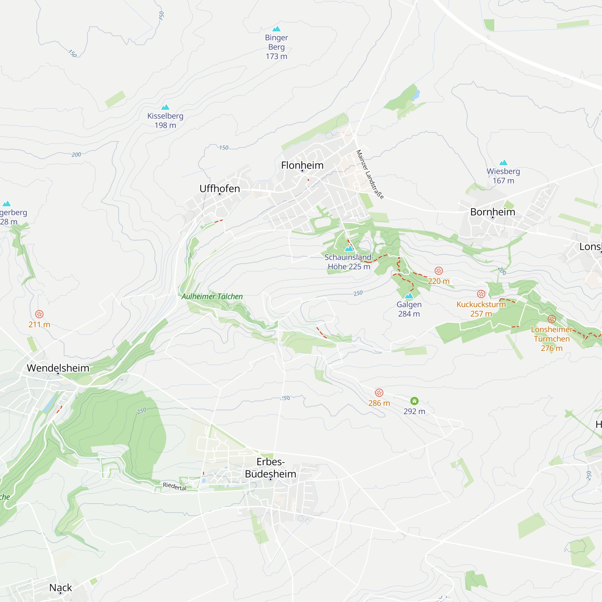 Hütte Eibach-Wäldchen map