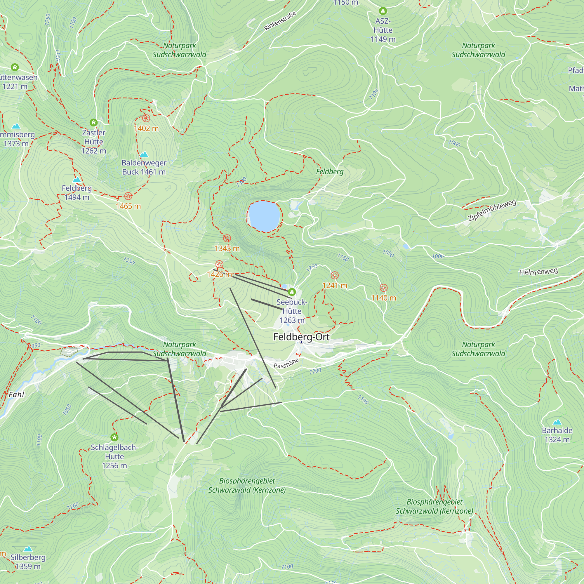 Seebuck-Hütte map
