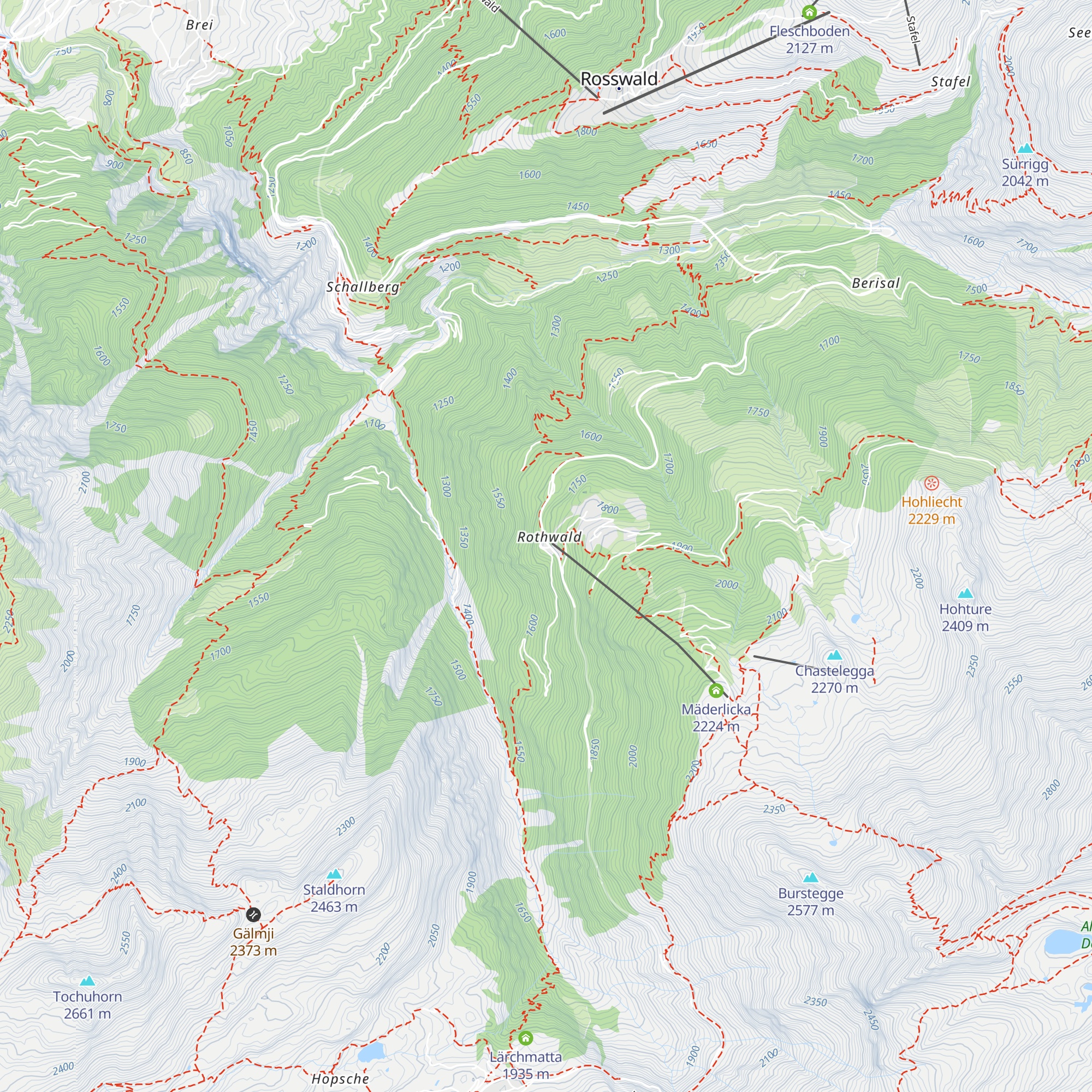 Restaurant Schutzhaus map