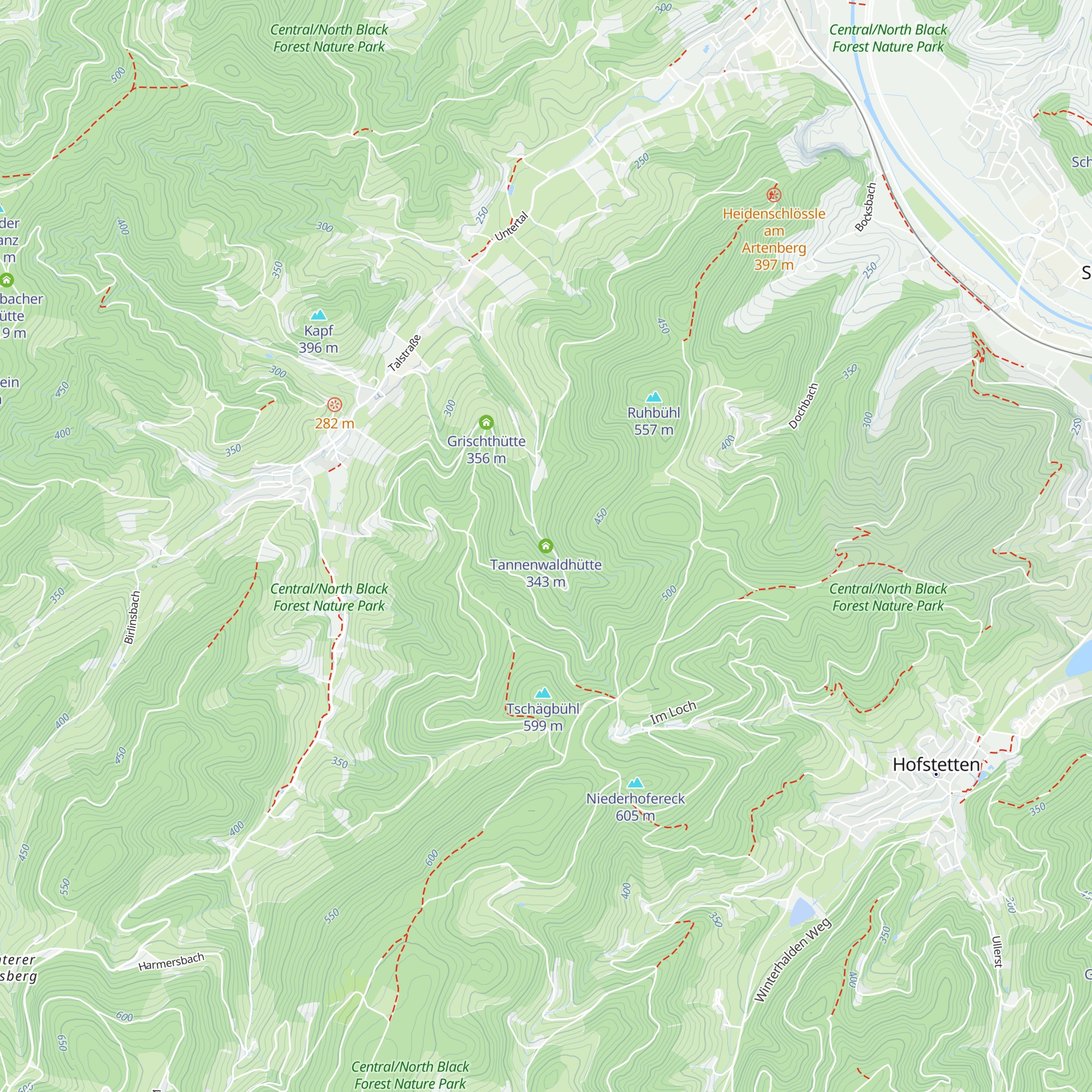 Tannenwaldhütte map