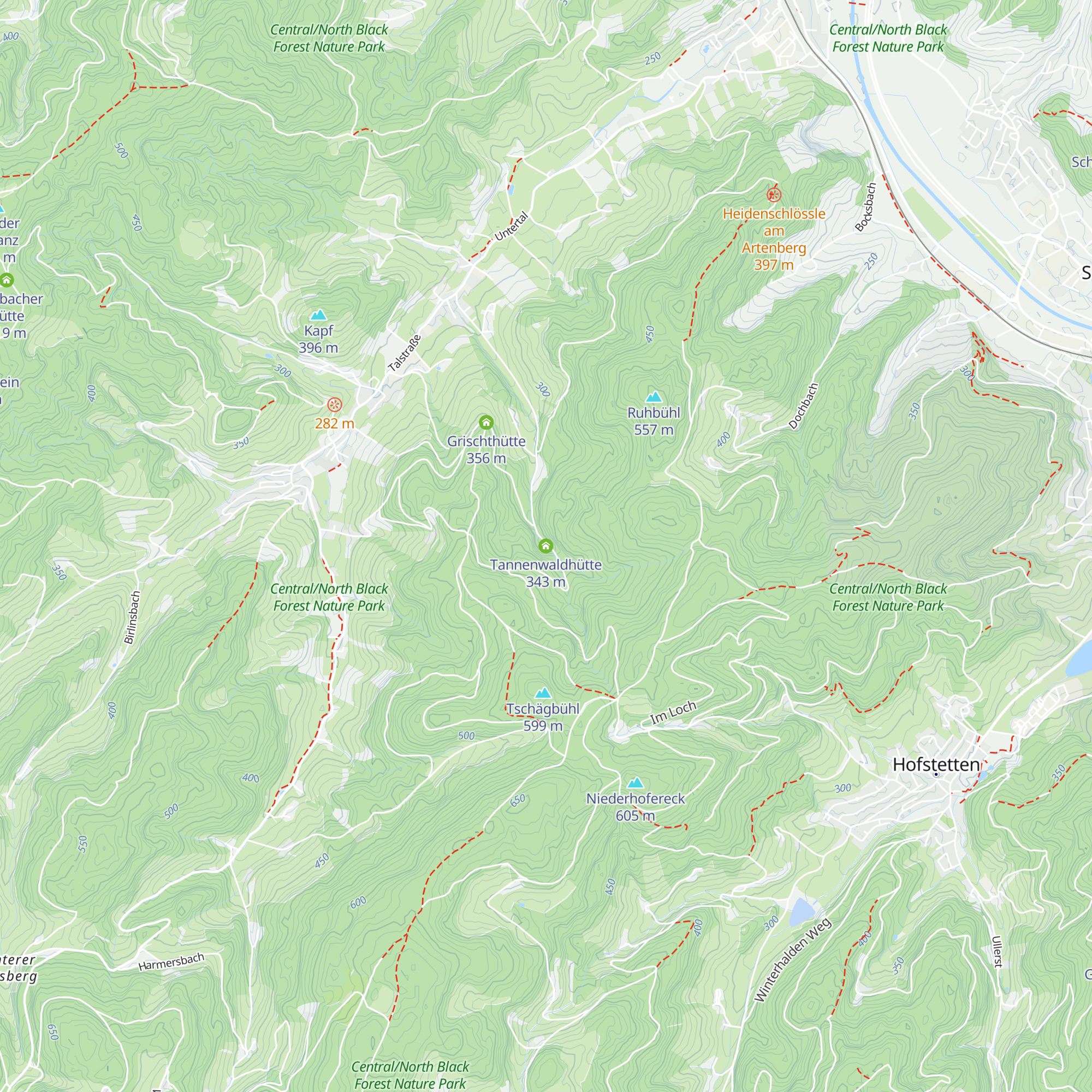 Tannenwaldhütte map