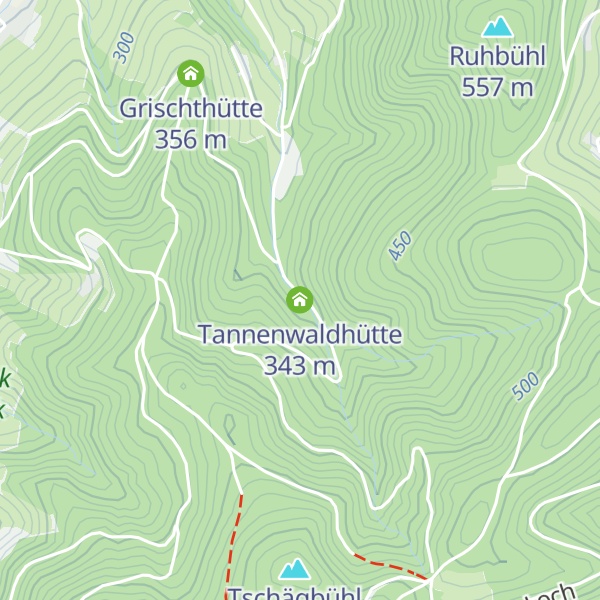 Map of Tannenwaldhütte