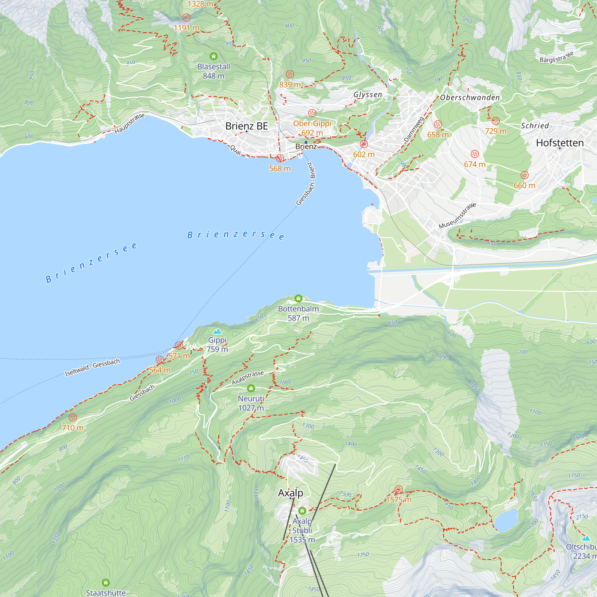 Bottenbalm map