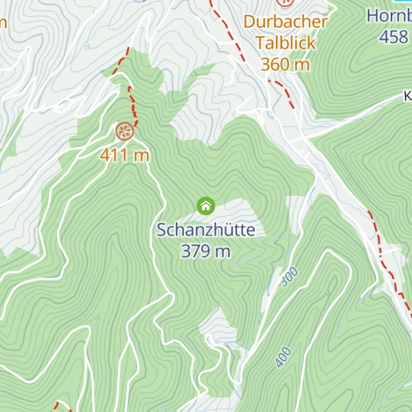 Map of Schanzhütte