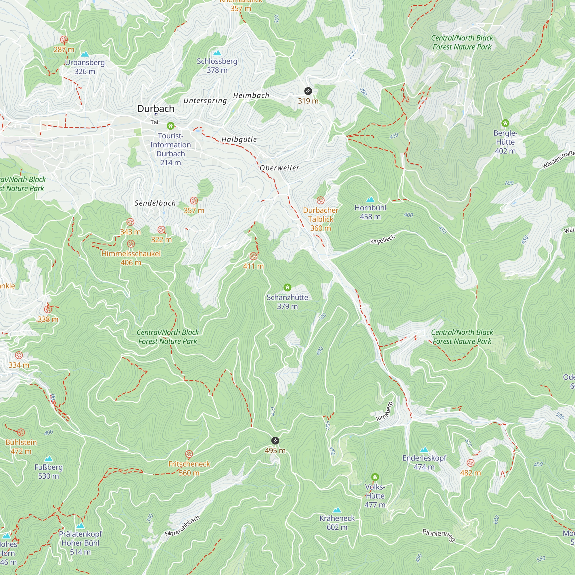 Schanzhütte map