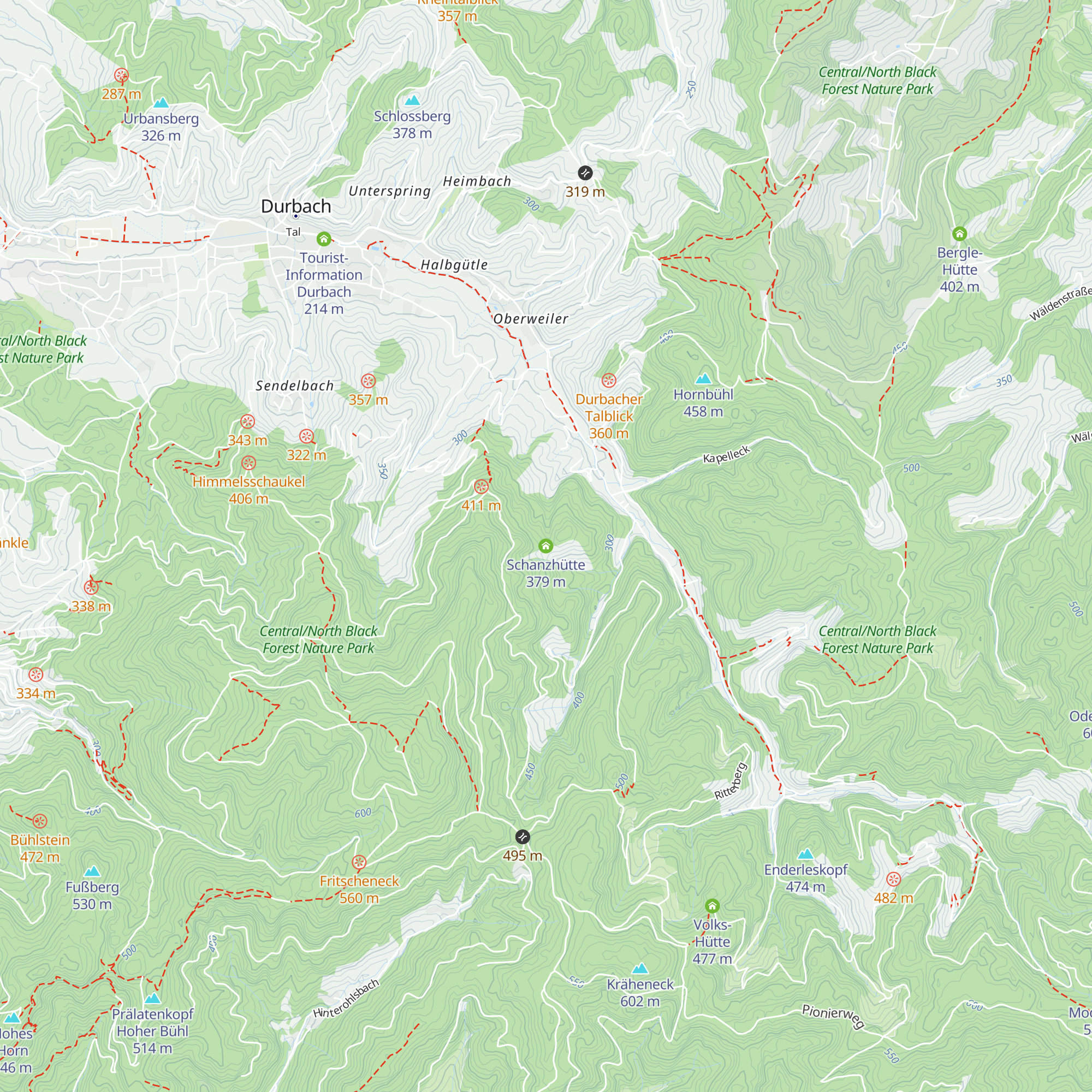 Schanzhütte map