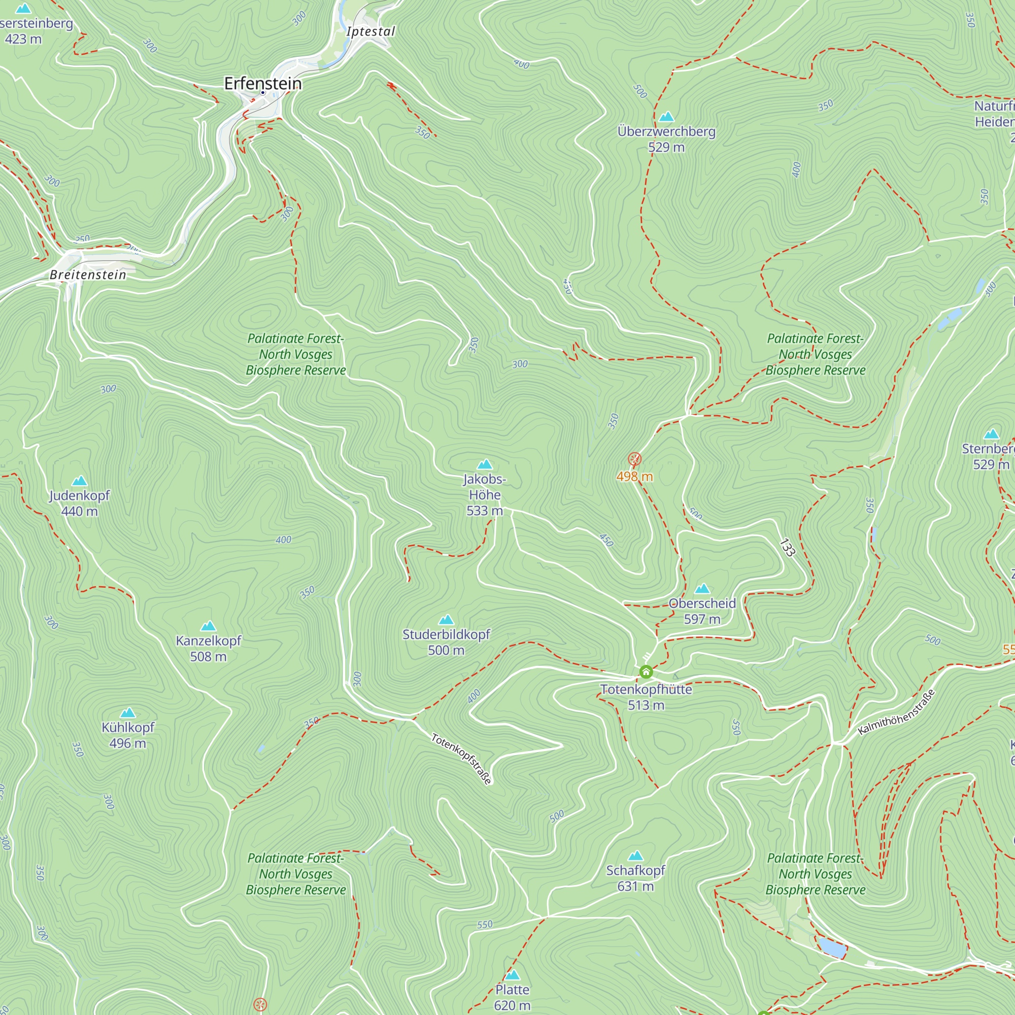 Jakobshütte map