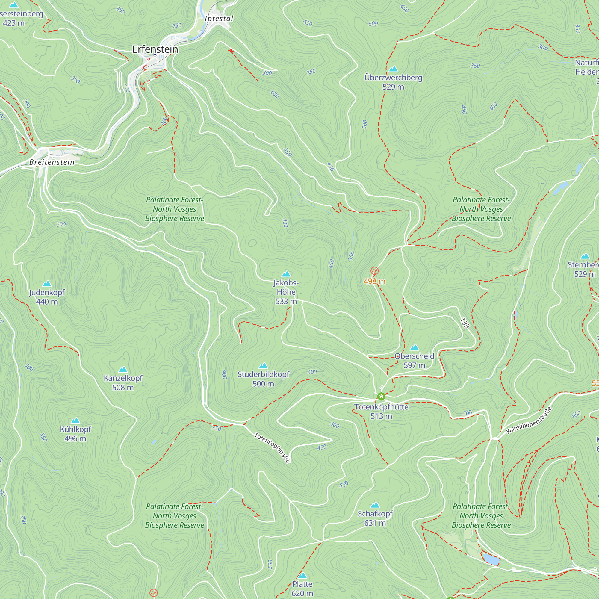 Jakobshütte map