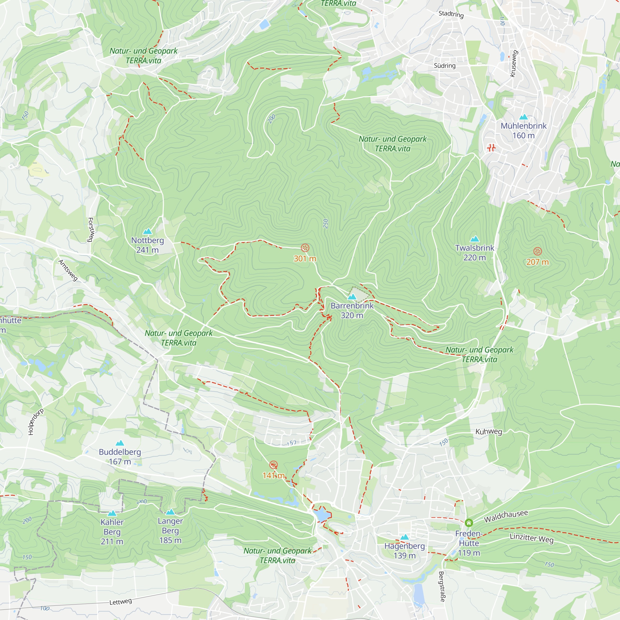 Dörenberg-Hütte map