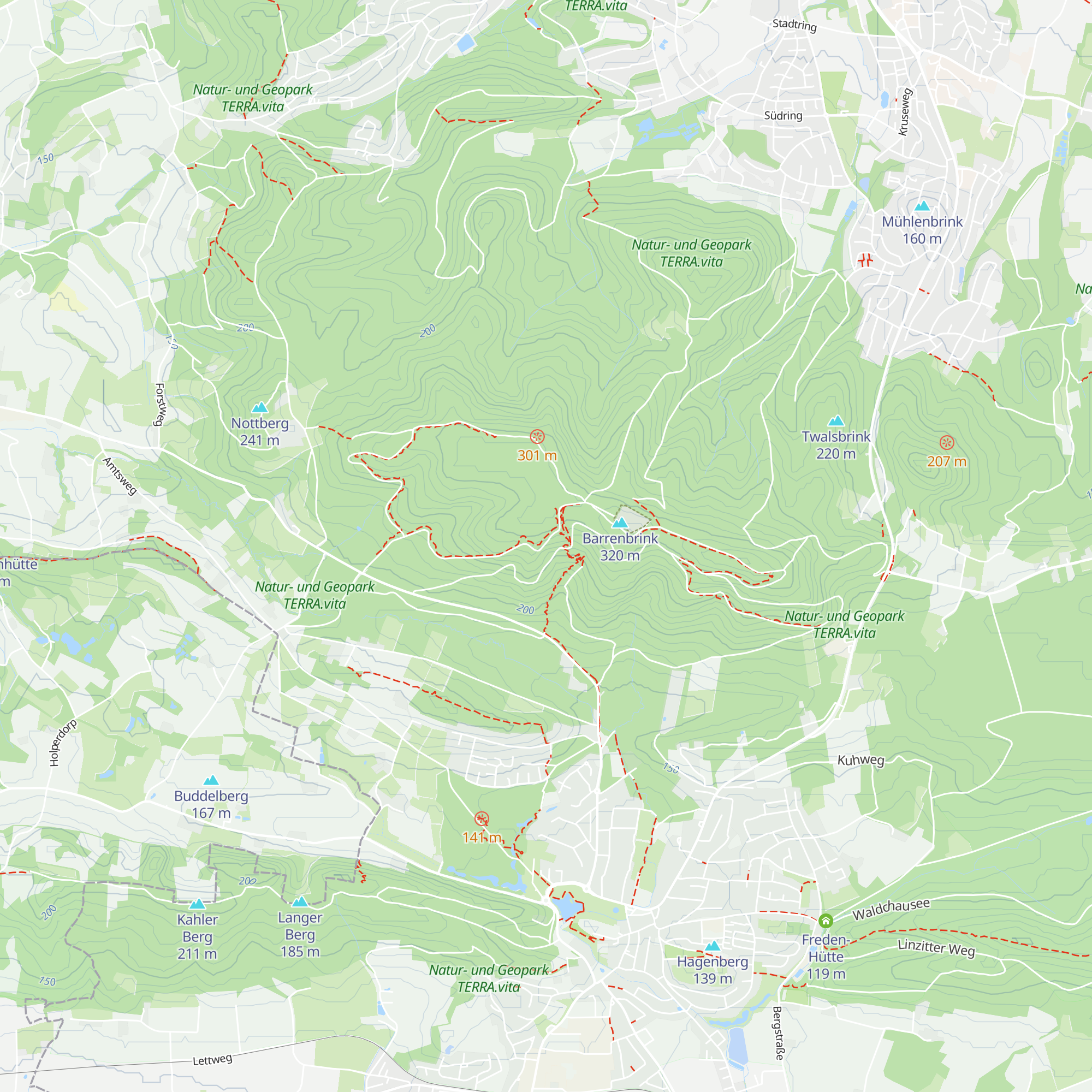 Dörenberg-Hütte map