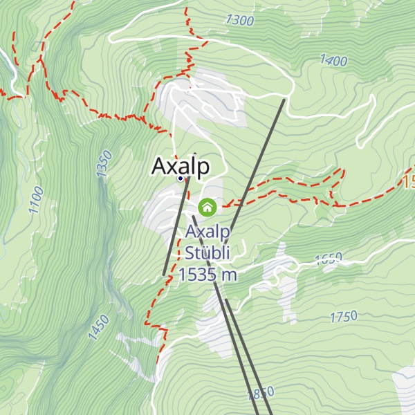 Map of Axalp Stübli