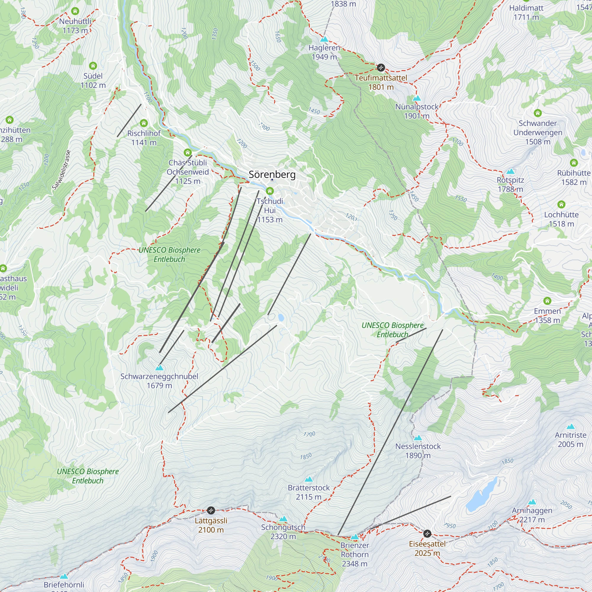 Skihütte Alphotel Schwand map