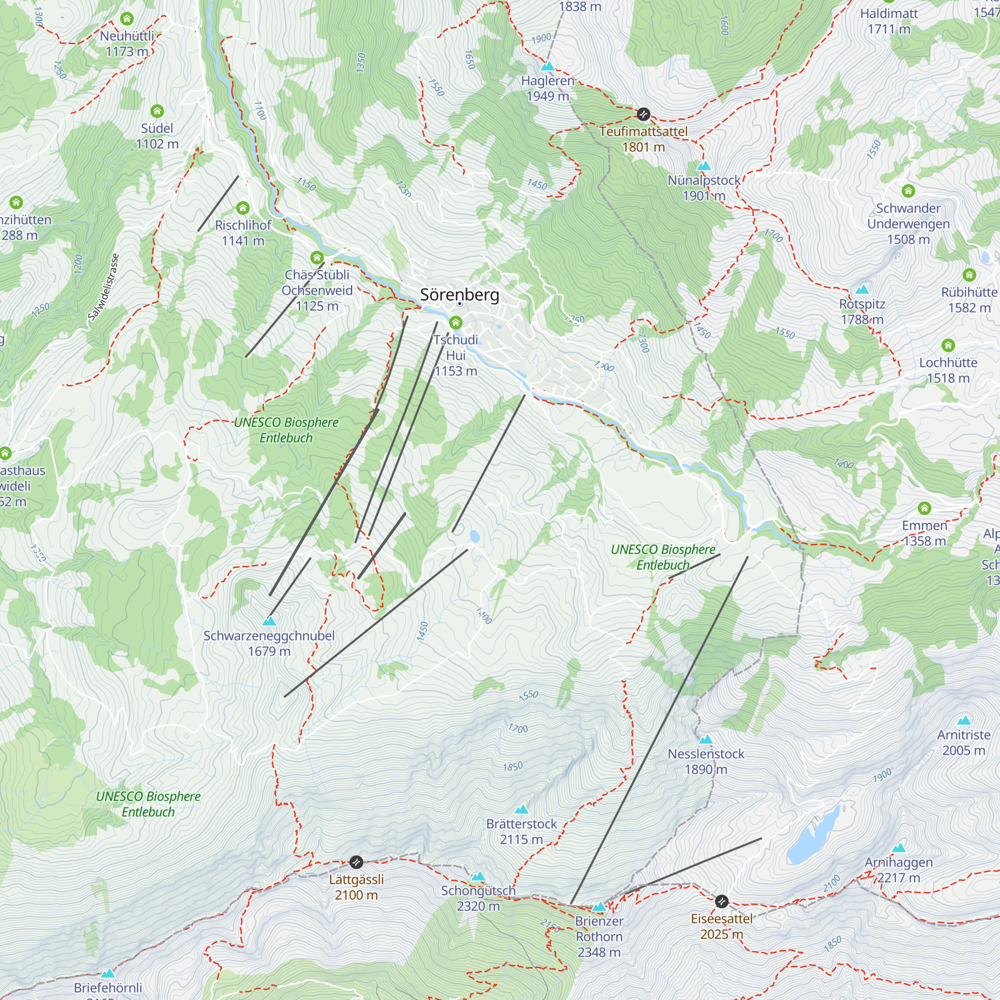 Skihütte Alphotel Schwand map