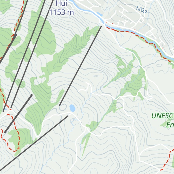 Map of Skihütte Alphotel Schwand