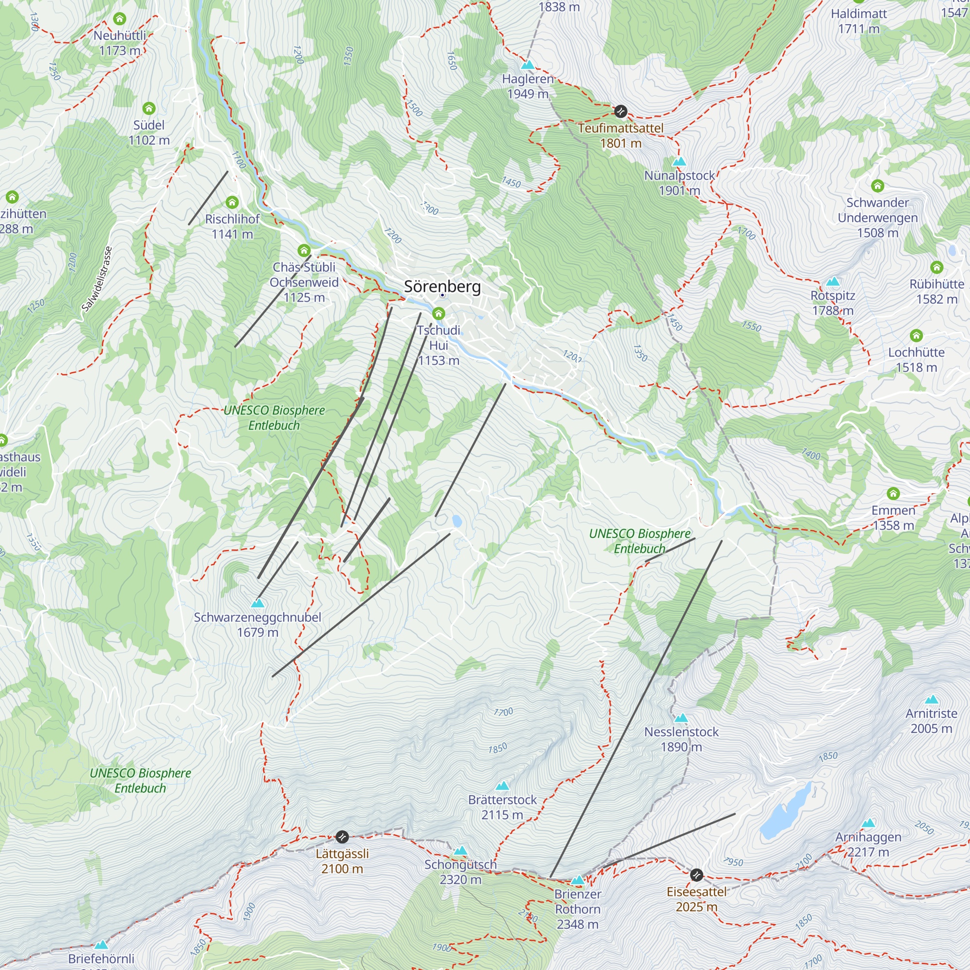 Skihütte Schwand map