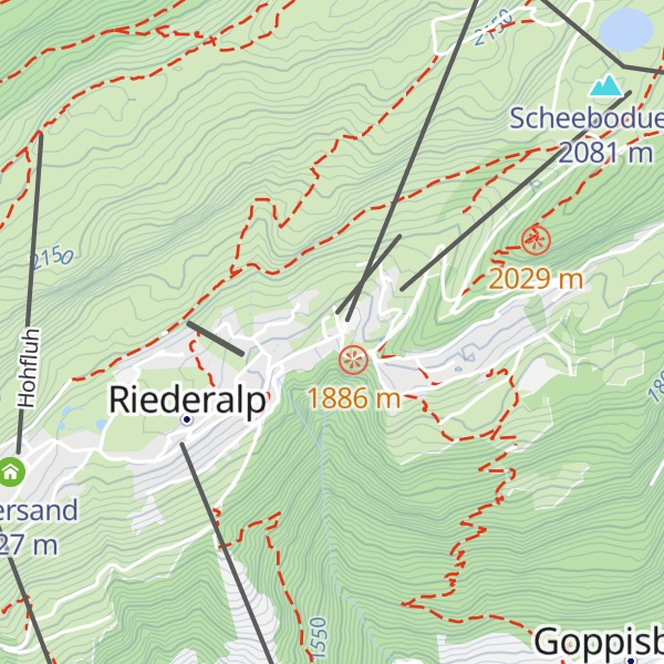 Map of Bergdohle
