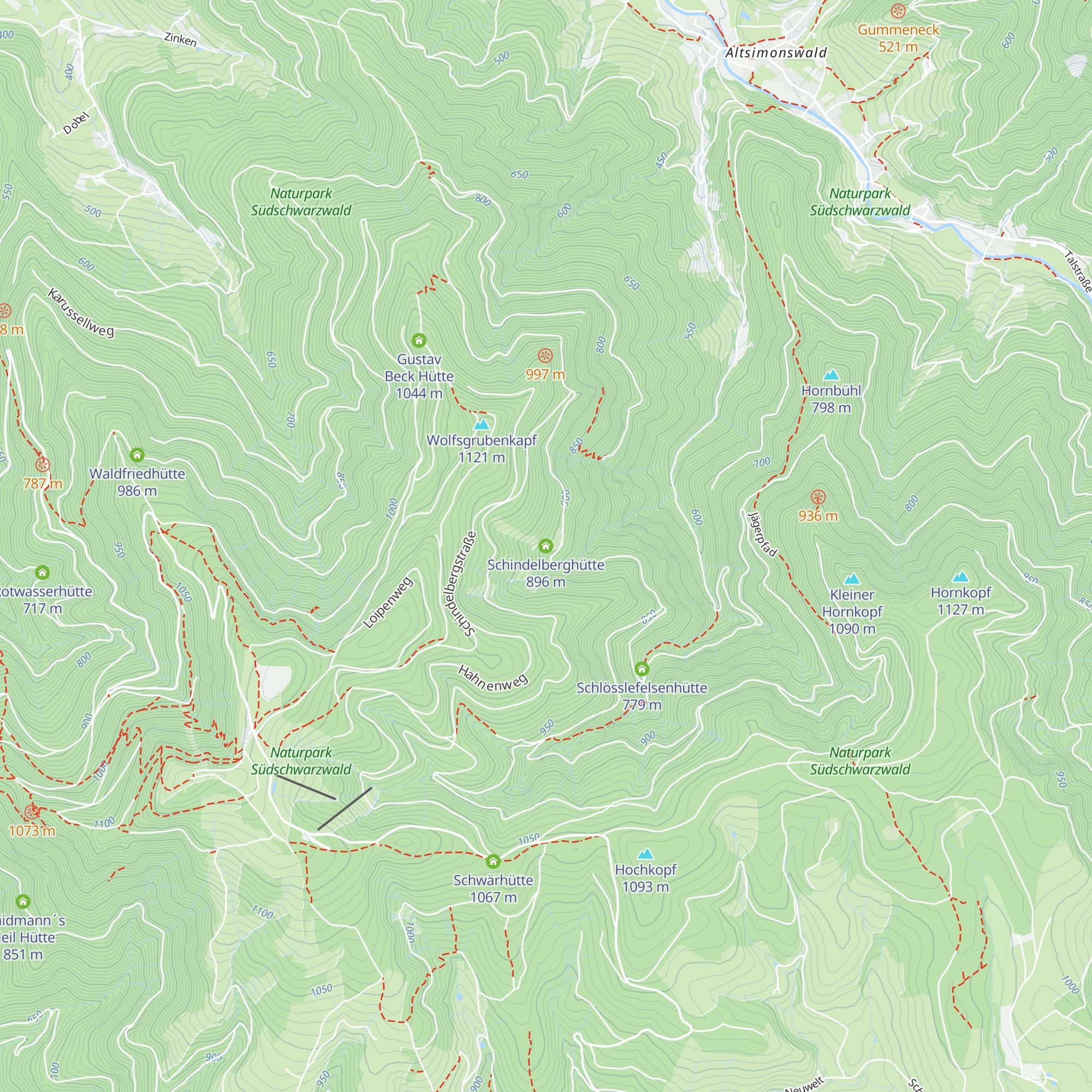 Schindelberghütte map